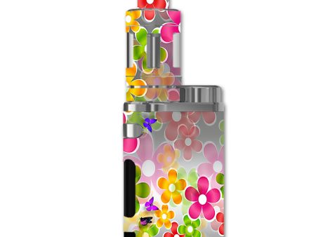 Butterflies And Daisies Flower eLeaf iStick Pico 75W Skin Fashion