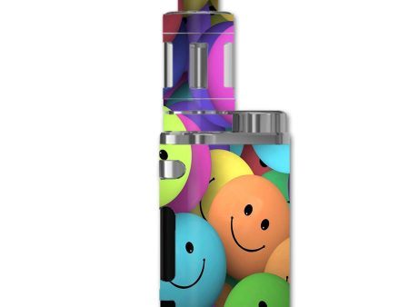 Colorful Smiley Faces Balls eLeaf iStick Pico 75W Skin Online Hot Sale