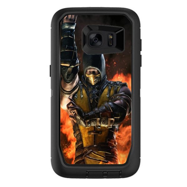 Scorpion Fighter Otterbox Defender Samsung Galaxy S7 Edge Skin Online now