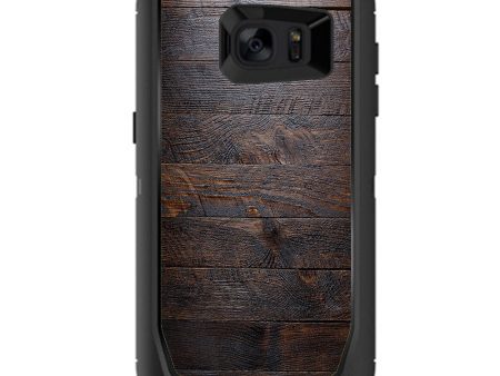 Wooden Wall Pattern Otterbox Defender Samsung Galaxy S7 Edge Skin Discount