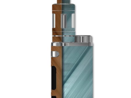 Blue Brown Rivets Metal Panel eLeaf iStick Pico 75W Skin Hot on Sale