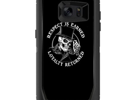 Respect Is Earned,Loyalty Returned Otterbox Defender Samsung Galaxy S7 Edge Skin Fashion