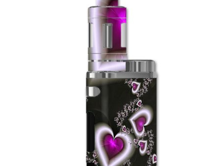 Glowing Hearts Pink White eLeaf iStick Pico 75W Skin Online Sale