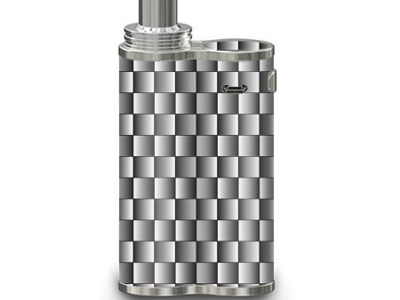 White Grey Carbon Fiber Look eLeaf iJustX Skin For Sale