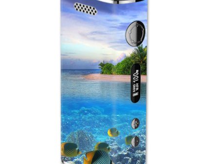 Underwater Snorkel Tropical Fish Island eLeaf iStick 100W Skin For Sale