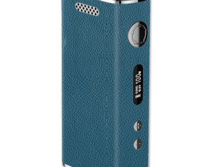 Blue Teal Leather Pattern Look eLeaf iStick 100W Skin Online Hot Sale