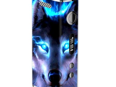 Wolf Glowing Eyes Fire eLeaf iStick 100W Skin Online Hot Sale