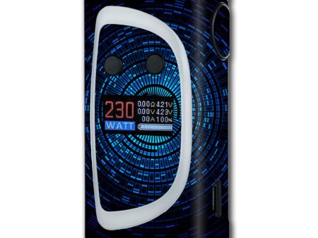 Abstract Blue Vortex Sigelei Kaos Spectrum Skin For Discount