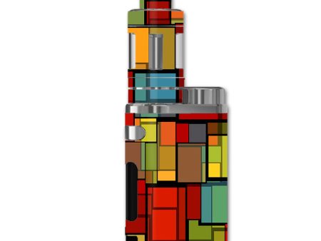 Abstract Colorful Square Pattern eLeaf iStick Pico 75W Skin For Sale