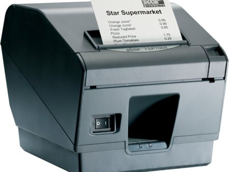 Star Micronics TSP743IIU-24GRY Direct Thermal Printer - Monochrome - Wall Mount - Receipt Print - USB - With Yes - Gray on Sale