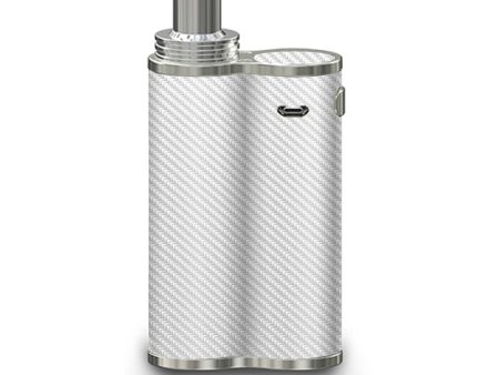 White Carbon Fiber Graphite eLeaf iJustX Skin Cheap