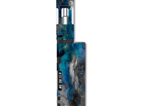 Blue Grey Painted Clouds Watercolor Kangertech Subox Nano Skin Online Sale