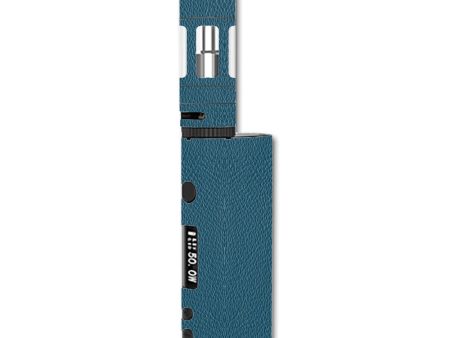 Blue Teal Leather Pattern Look Kangertech Subox Nano Skin Online now