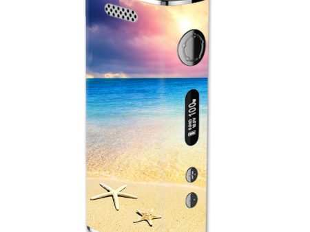 Starfish On The Sand Beach Sunset eLeaf iStick 100W Skin Hot on Sale