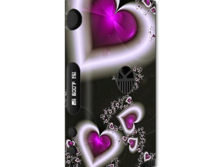 Glowing Hearts Pink White Kangertech Nebox Skin Fashion