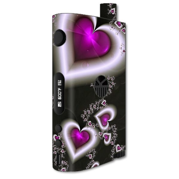 Glowing Hearts Pink White Kangertech Nebox Skin Fashion