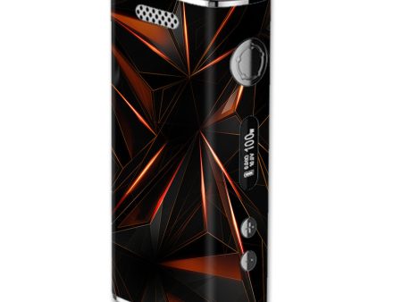 Sharp Glass Like Crystal Abstract eLeaf iStick 100W Skin Discount