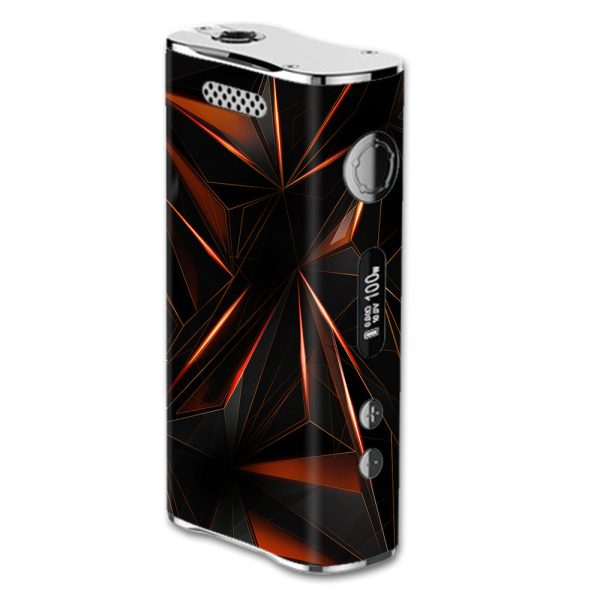 Sharp Glass Like Crystal Abstract eLeaf iStick 100W Skin Discount